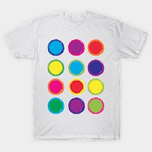 Circle Colorful Pattern T-Shirt